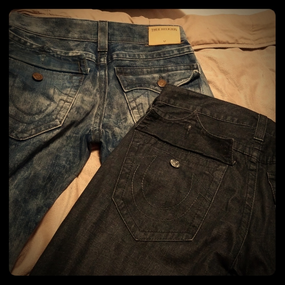 Gently worn jeans